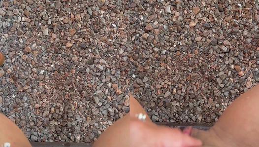 Some POV outdoor pissing. Too bad there wasn’t a face in the middle of that