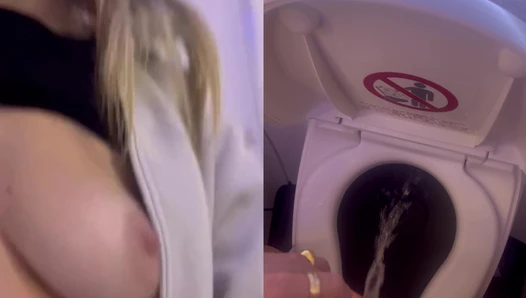 Plane messy pee