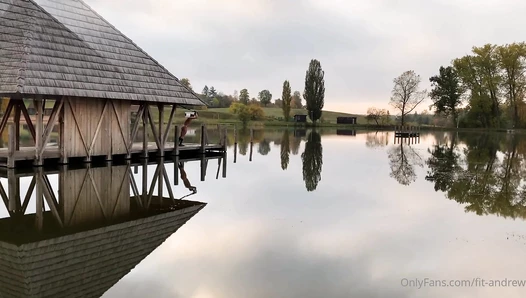 My naked outdoor training of TRX.