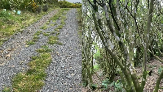 What a fail, I left my bondage gear behind in the forest after filming
