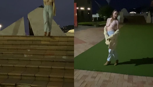 I decided to spice things up a bit on our date night in the city, and went