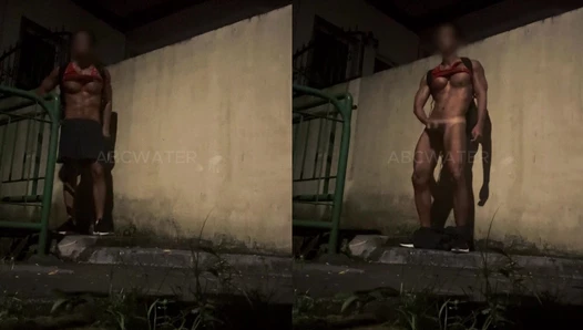 As I walked back after a good pump, I pushed the limits and ..