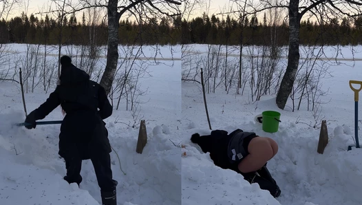 Had to fetch some water before sun sets, I can feel the temperature drop Need