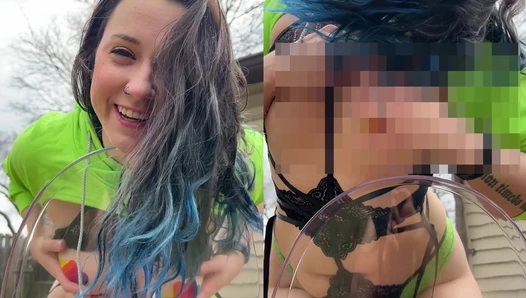 Can't do an outdoor set without getting a LITTLE naughty out..