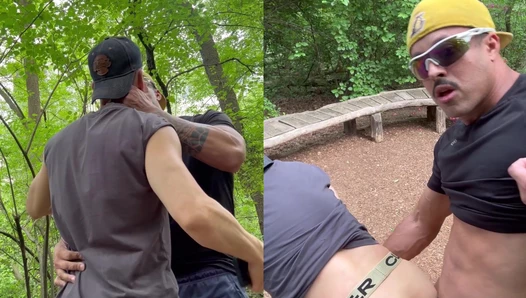 I just bred this sexy French guy in the park. Gotta love out..