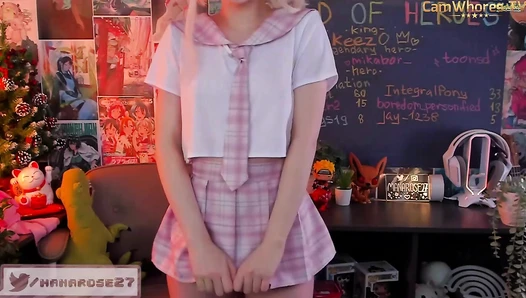 Maidmana - mana rose skirt pussy flash