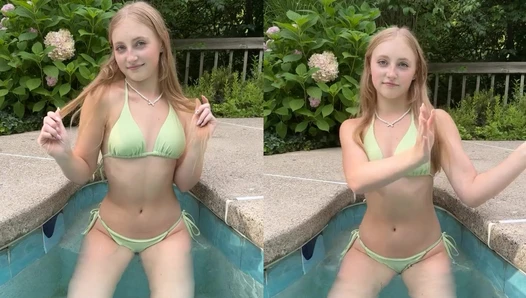 Ava Cherry - Green Bikini (1)