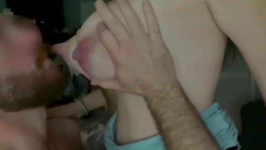 BumpinBaccas - Hubby sucking my milky tits