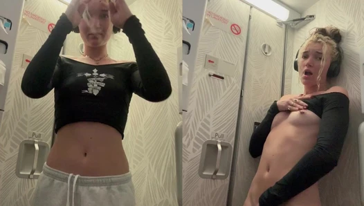 madi ruve - plane bathroom