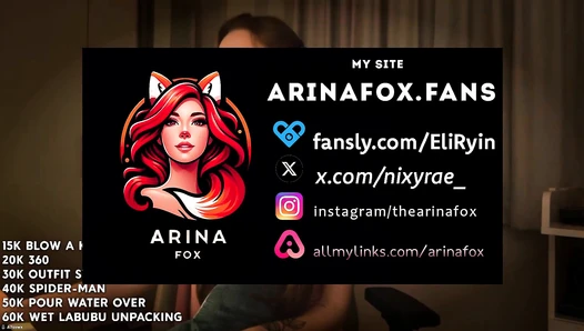 ArinaFox - The first live broadcast with goals (Part 3) [693fa72be58e3]