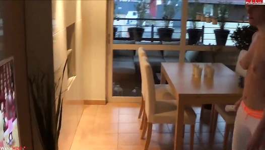 Lara Cumkitten - Pissing half naked in a tracksuit while playing the Wii with Lara-CumKitten