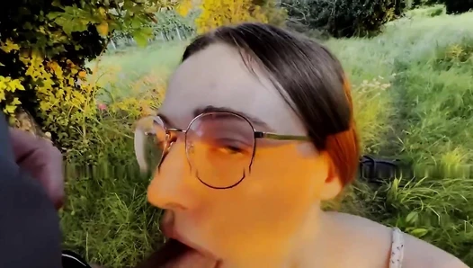 Emmi Hill - Lost the bet! I have to give a stranger a blowjob!