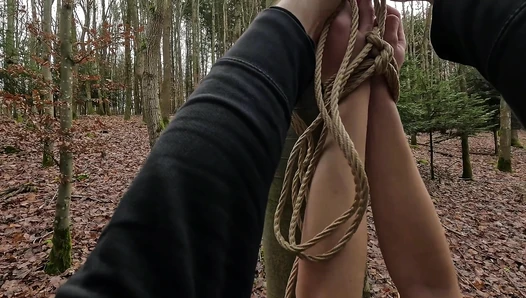 Jazzyyluxx - Sub bound in the woods and played with [6652e8a872336]