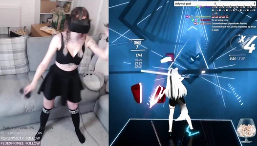 Shyphoebe - CARAMELLA GIRLS CARAMELLDANSEN IN BEAT SABER [ph6042607bb8f06]