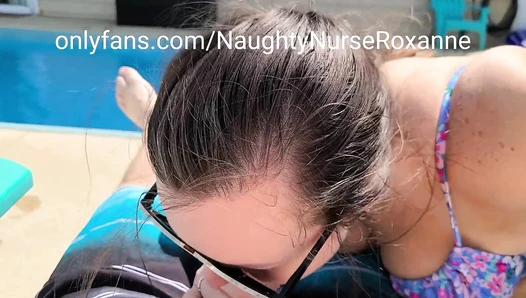 NaughtyNurseRoxanne - Busted Giving A Blowjob In Public [6490aca2eb22f]