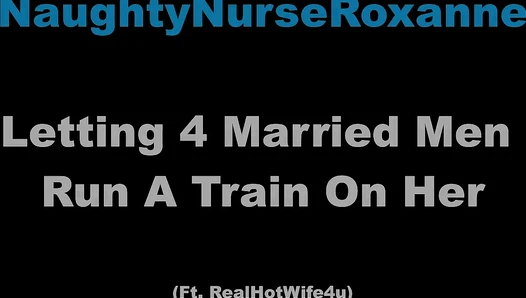NaughtyNurseRoxanne - Married Guys Run A Train On Milf [64e809ae1da33]