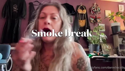 Danielle Colby - smoke break