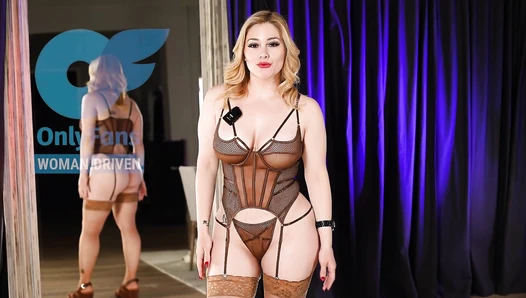 Woman Driven - Naughty Transparent Mesh Lingerie Set Try On [67d1119c64766]