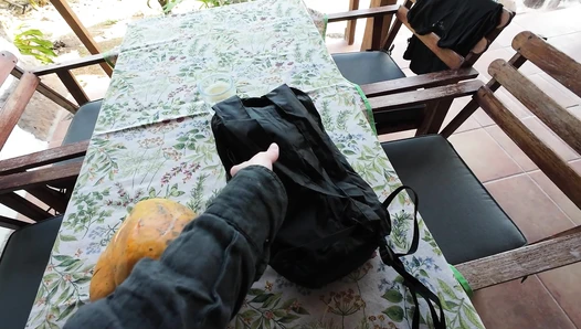 Hermione_Potter - VLOG   Gran Canaria   first Naked on the Beach, then he Fucks me in the Shower. Hermione Potte