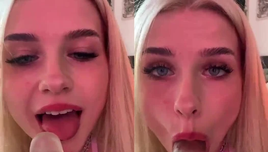 Mona Marie - Dildo sucking 2