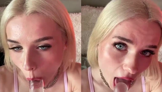 Mona Marie - Dildo sucking