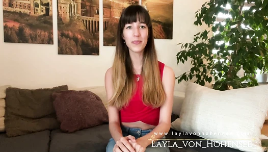 Layla von Hohensee - Damn, I was excited! My first video from a Skinny German Girl [xhDevo5][h264]