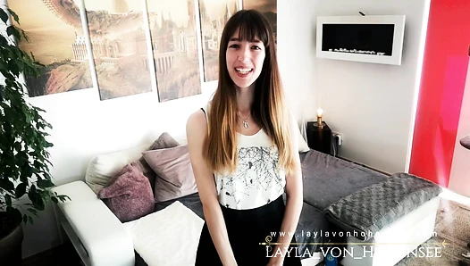 Layla von Hohensee - When my family sees this! Skinny teen naked for the first time [xhSIKlB][h264]
