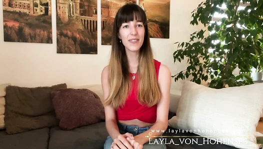 Layla von Hohensee - Fuck I was excited! My first video [ph635bee20d28f6]