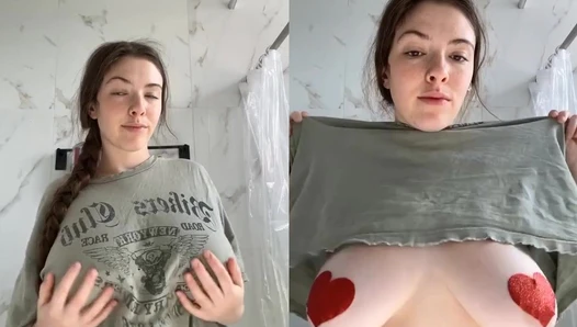 jazminesinging - Jazmine Singing Valentines Nipple Pasties PPV Onlyfans Video Lea