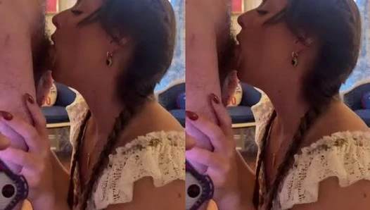 dietmarshmallow - Blowjob Brunette Deepthroat Pigtails Porn Gif by dietmarshmallow