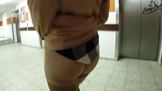 Lucy Cat - Creampie Walk Wohin fällt der erste Tropfen