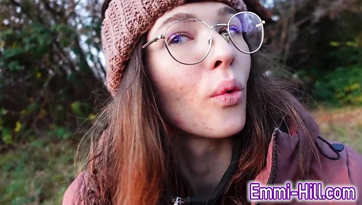 Emmi Hill - Almost caught! Skinny girl fucks her fat pussy in public [xhg7RcA][h264] video concat