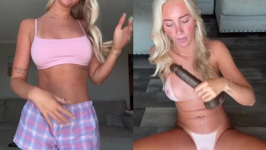 itsbellakylie - bbc dildo solo 2