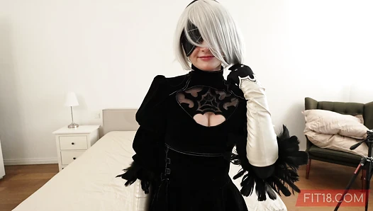 Amber Kawaii - Fit18 E194 Amber Kawaii As 2B From Nier Automata XXX