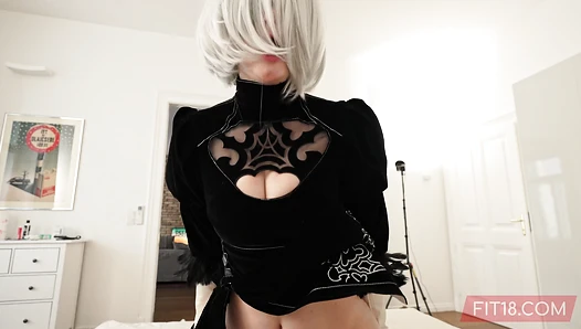 Amber Kawaii - Fit18 E194 Amber Kawaii As 2B From Nier Automata XXX