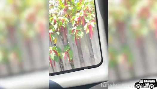 JadeTeen - Onlyfans CREAMPIED on The FanVan!!! 2023, Creampie, Natural