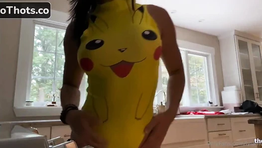 lyla.fit - teasing as Pikachu Merged