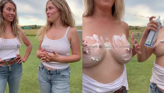Belle2525 - belle and friend whip cream