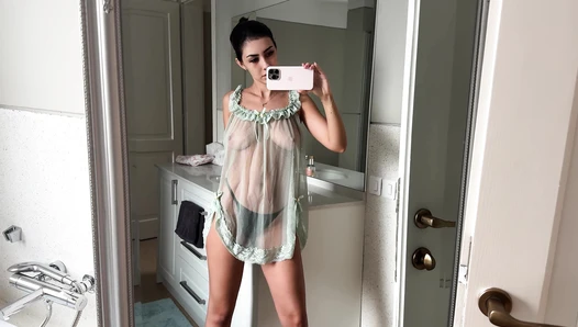 Sophie Rayne - 20240915_[4K] Sheer Perfection ｜ Transparent Fashion Try-On ｜ See Through Dress