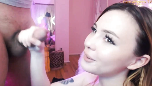 Rita Stark - blowjob with facial