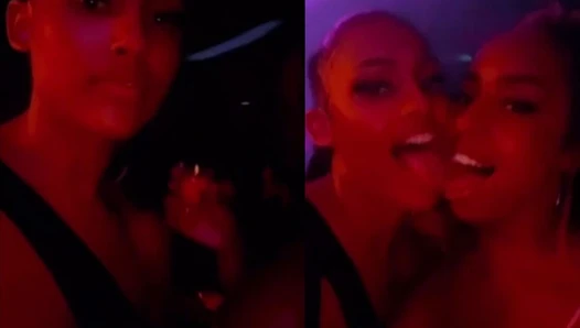Qimmah Russo - & Erica Fontaine Kissing In The Club