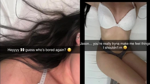 celinecesco - Mature Wife cheats on Husband with His Stepbrother on Snapchat and Se [67aa71da30406]