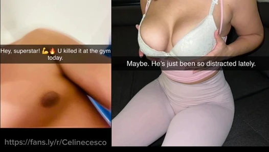 celinecesco - Desperate Cuckold Wife cheats on Husband with Gym Instructor on Snapc [67ebe9c80454e]