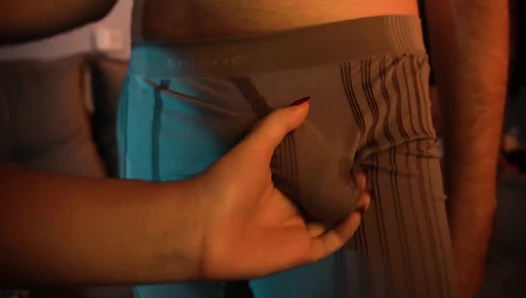 College Couple - Doggystyle Humping CUM ON her CLOTHES [67ca240f51f0d]