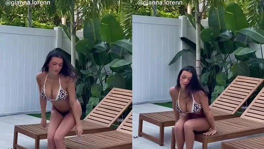 Gianna Thimons - 20260413 11 likes ï½ povï¼ itâs the perfect pool day ð´ #pool #bikini #s