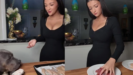 Gianna Thimons - 20260305 these were sooo good â¦ my dog thought so too lol #cooking #giannaloren [7613