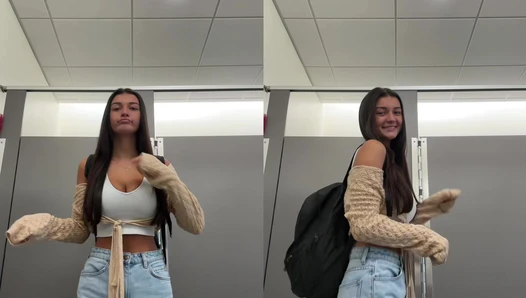 Gianna Thimons - 20250924 bathroom tik toks #fyp #college #dance [7553755775512890637]