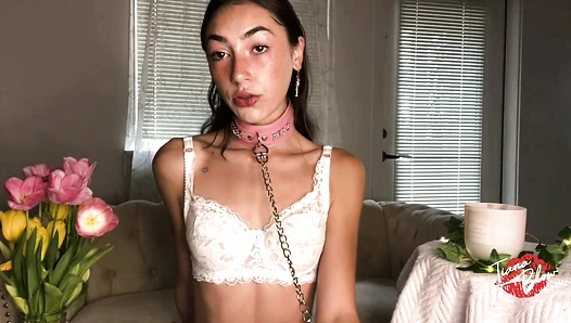 Tiana Blow - Teen Tiana Blow OnlyFans Mutt Slut JOI Body Tour Lingerie Collar and [6659edd18cde5]