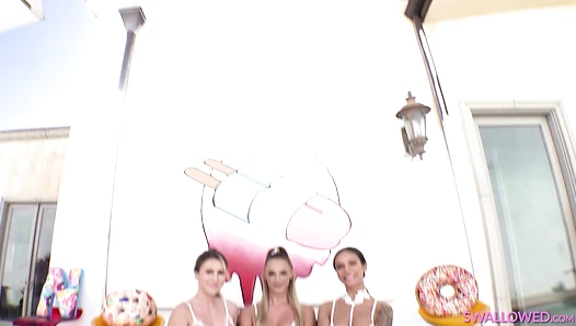 Tiana Blow - Swallowed Emma Hix & Paige Owens & April Olsen