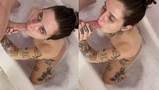 Brooke Markhaa - Tattedteddy aka bmarkhaa Blowjob [524204]
